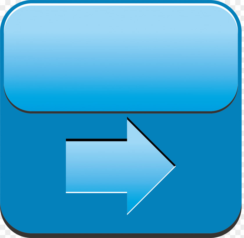 Blue Click Button Euclidean Vector PNG
