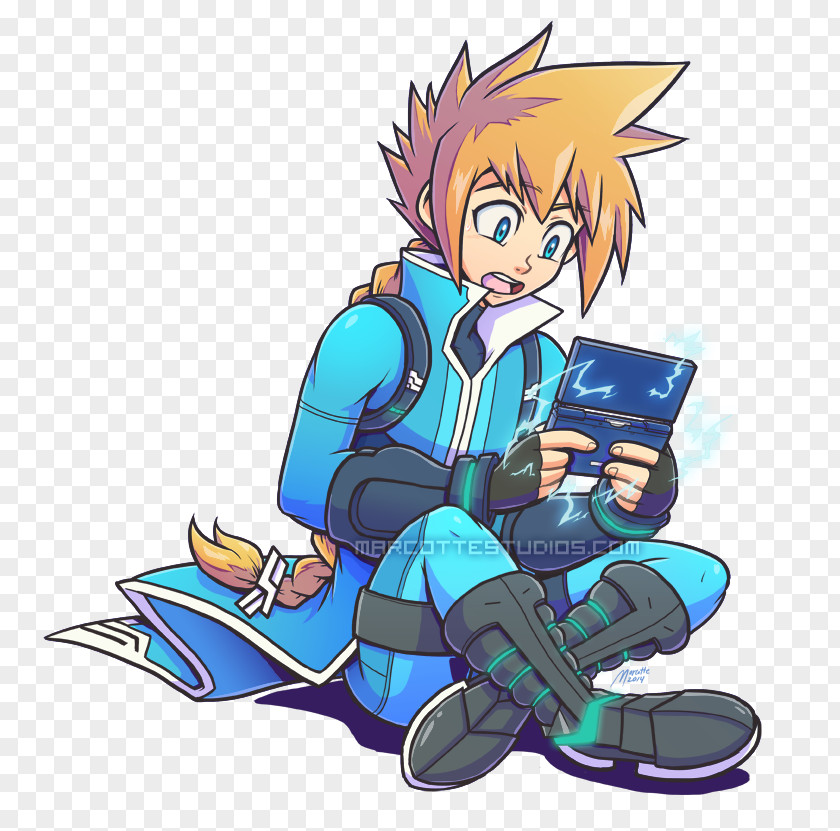 Inti Creates Azure Striker Gunvolt 2 Mighty No. 9 Nintendo Switch Art PNG