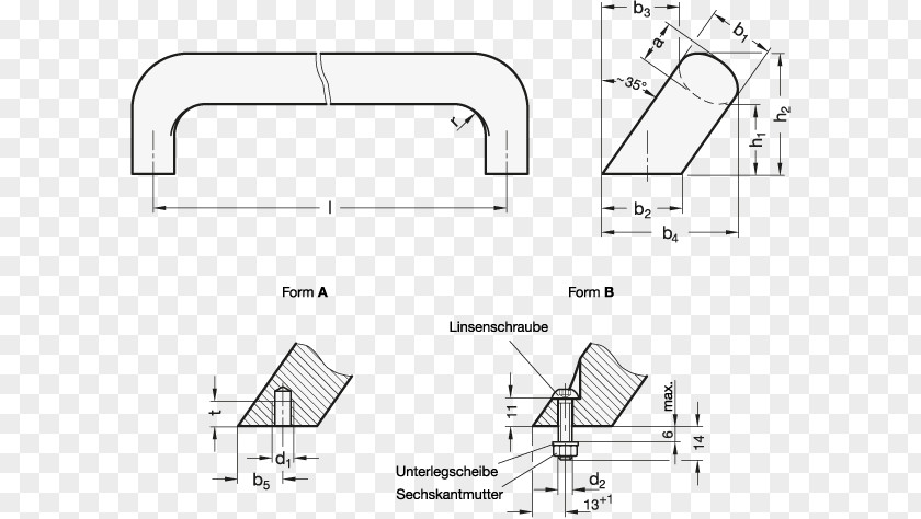 Iso 4032 Technical Drawing Engineering Paper Screw Thread PNG