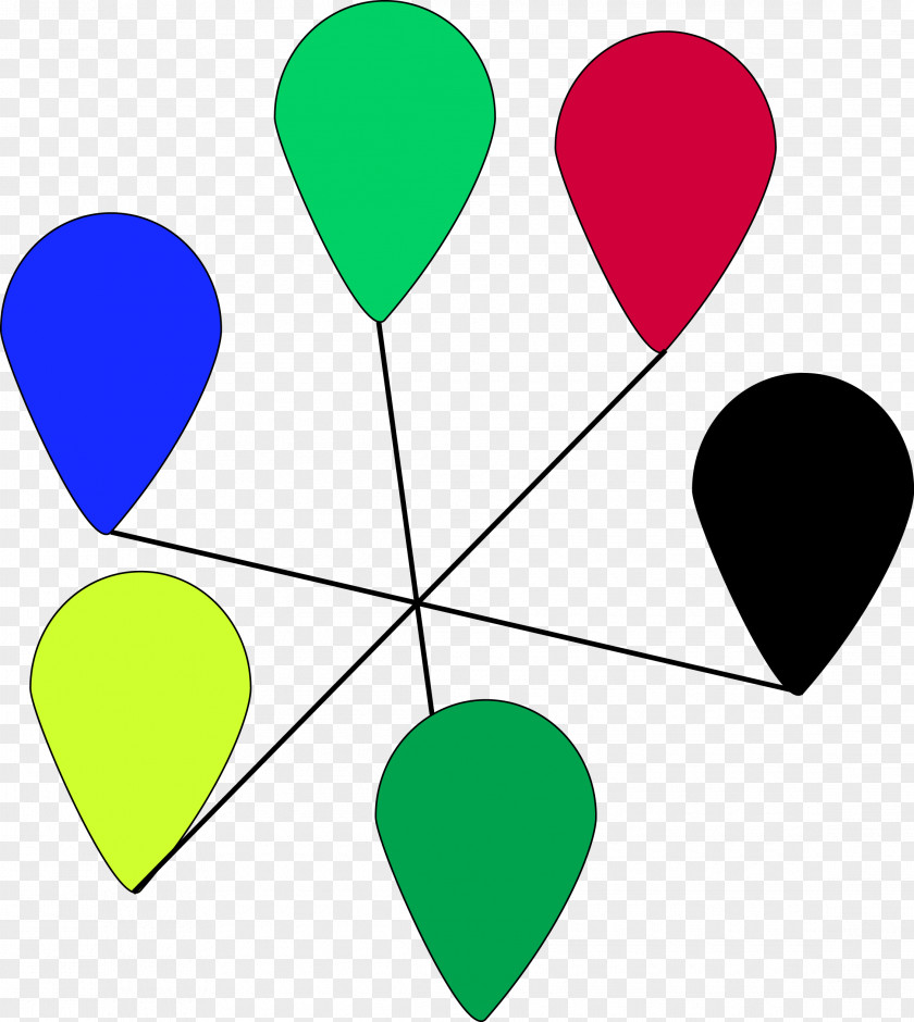 Line Point Leaf Balloon Clip Art PNG