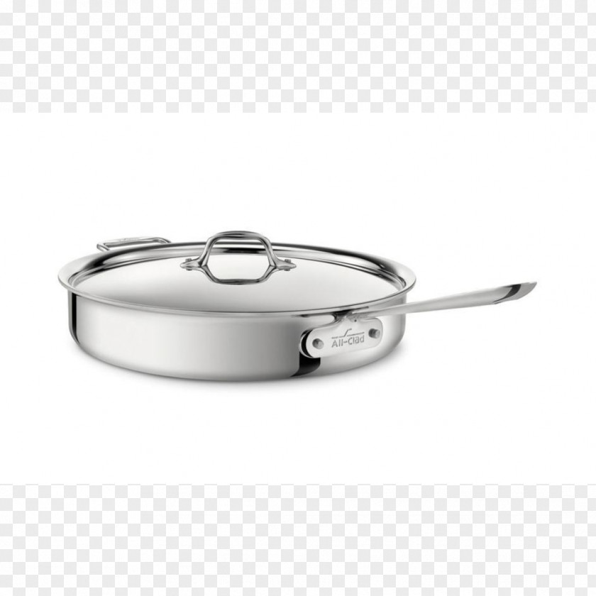 All-Clad Frying Pan Cookware Stainless Steel Stewing PNG