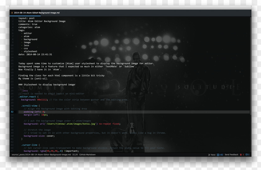 Editable Background Neovim HTML Sublime Text Vim Script PNG