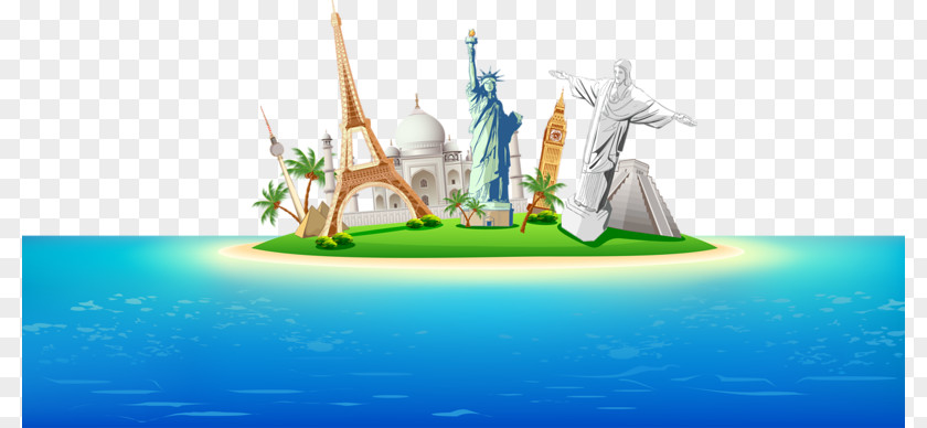 Landmark Island Photography Monument Illustration PNG