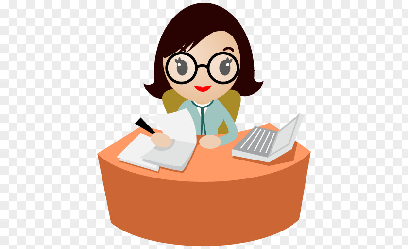 MS Secretary Cliparts Clerk Royalty-free Receptionist Clip Art PNG