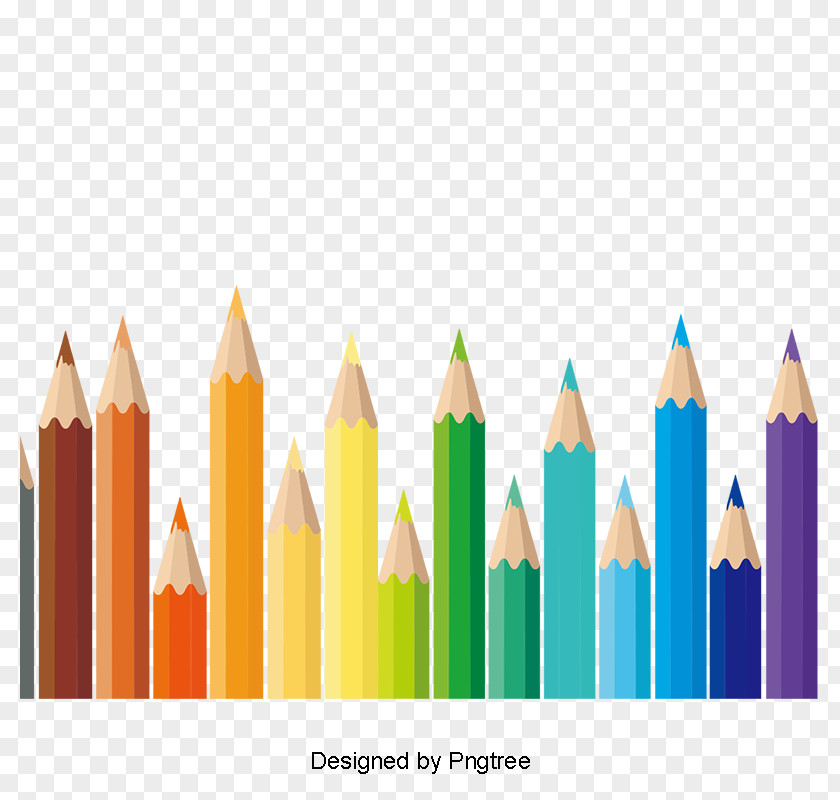 Pencil Colored Image Art Design PNG