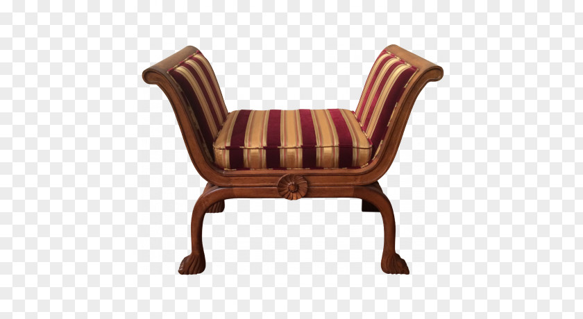 Silk Cloth Chair Armrest Wood Garden Furniture PNG