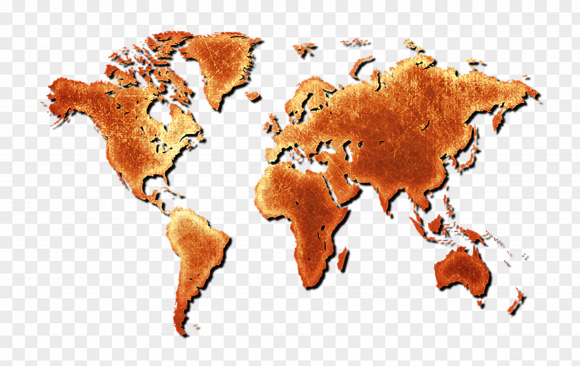 World Map Globe Collection PNG