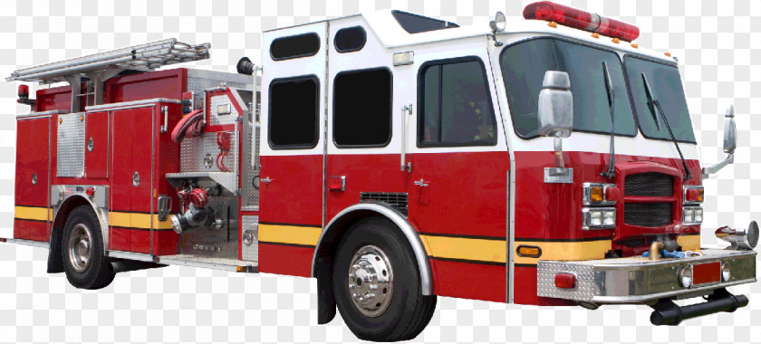 Fire Truck Engine Car Department Firefighter PNG