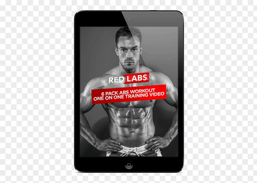 Six Pack Abs Shoulder White Poster Font PNG