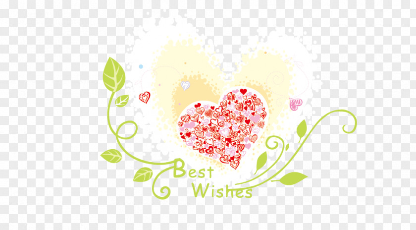 Vector Painted Vines Love Mother's Day Illustration PNG