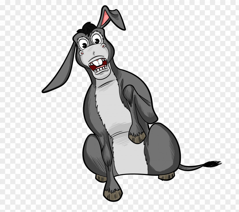 Art Whiskers Donkey Cartoon PNG