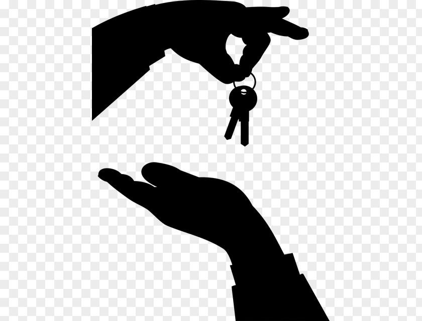 Blackandwhite Finger Silhouette Hand PNG