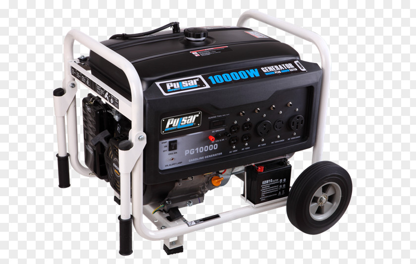 Electric Cables Generator Engine-generator Gas Gasoline Pulsar 3250W PNG