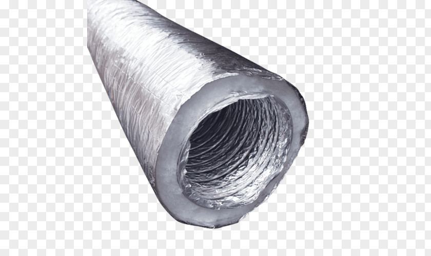 Glass Duct Pipe Steel Material Central Heating PNG