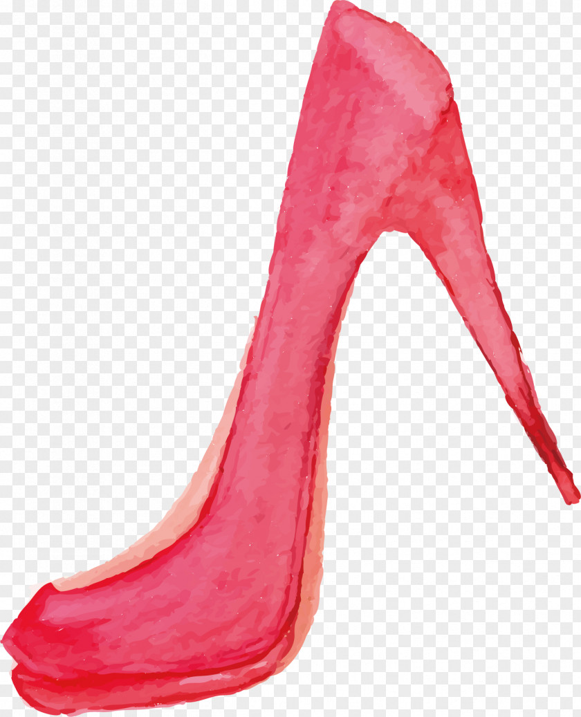 Red High Heels Vector High-heeled Footwear Shoe PNG