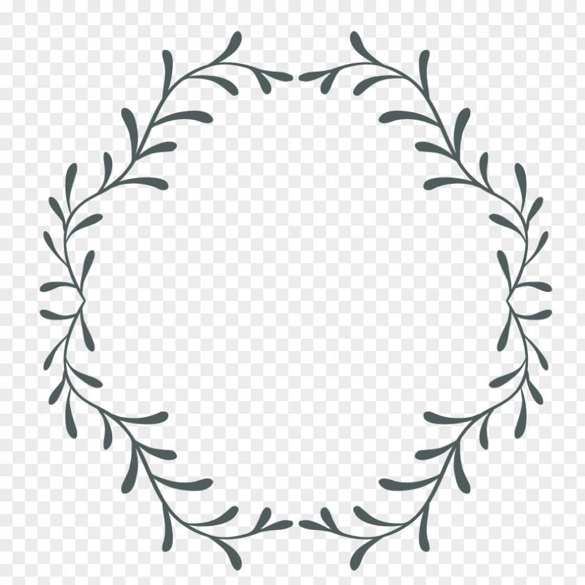 Round Border Flower Photography Clip Art PNG