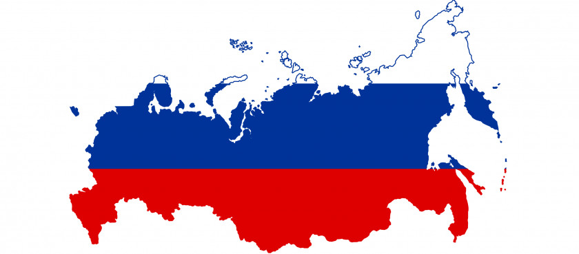 Russia Flag Of Map PNG