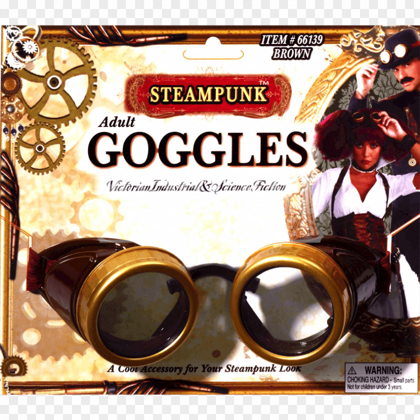 Steampunk Goggles Fashion Costume Clothing Accessories PNG
