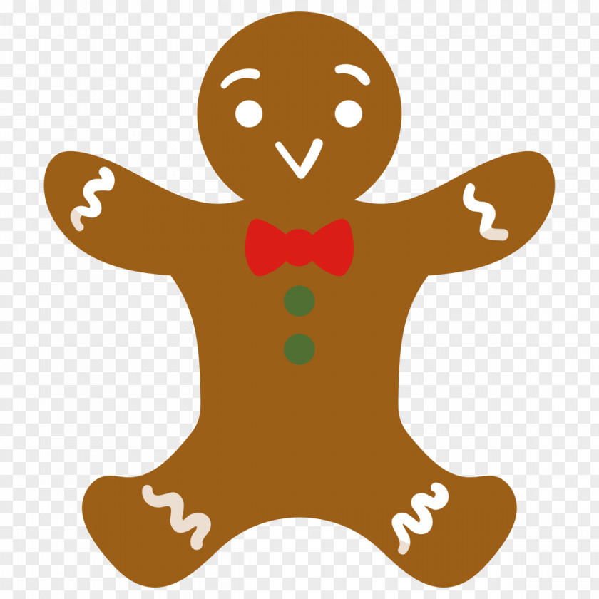 Gingerbread Man Christmas Day Biscuits Gift PNG