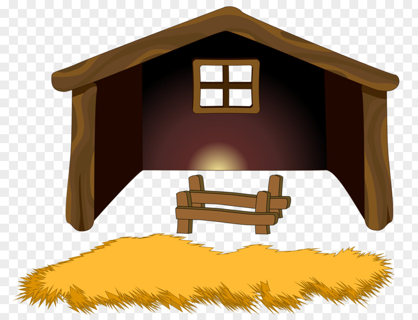 House Cartoon Clker Clip Art Image Nativity Scene Christmas Day PNG