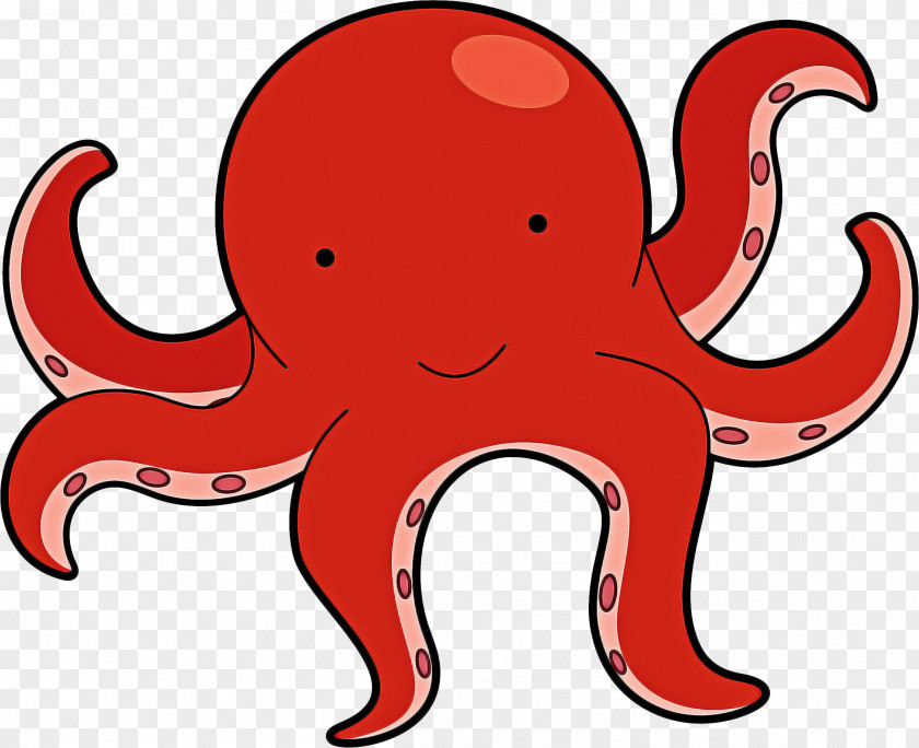 Animal Figure Giant Pacific Octopus Cartoon PNG