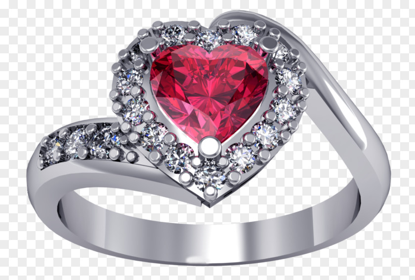 Jodhpuri Rhodium Ruby Swarovski AG Diamond Crystal PNG