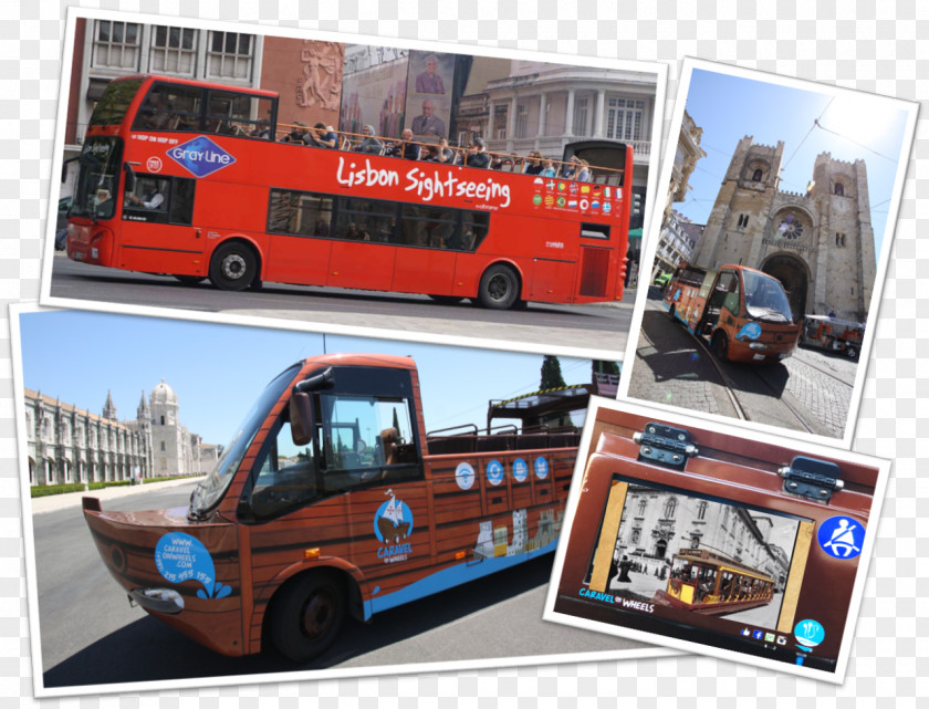 Lisbon Bus TourTicket Shop Danh Lam Thắng CảnhBus Double-decker Caravel On Wheels PNG