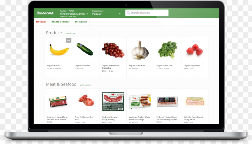 Raspberrie Instacart Social Network Advertising Delivery Retail PNG