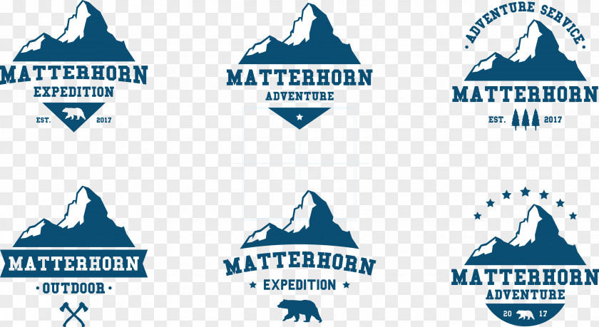 Blue Mountain Icon Matterhorn PNG