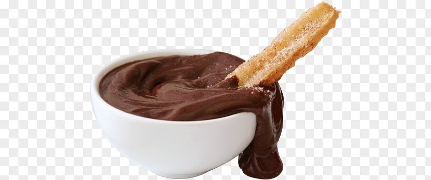 Chocolate Pudding Churro Syrup Dipping Sauce PNG