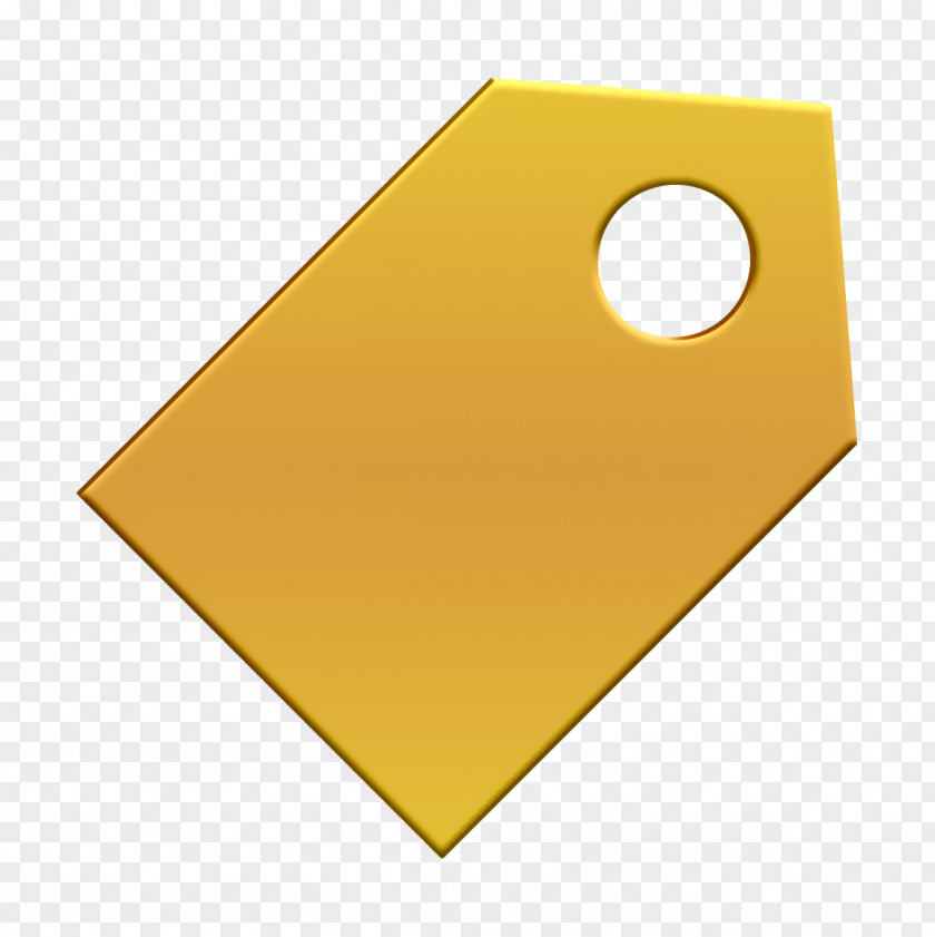 Games Yellow Tag Icon PNG
