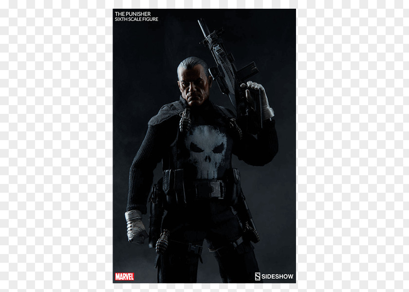 Sideshow Punisher Action & Toy Figures 1:6 Scale Modeling Marvel Comics PNG