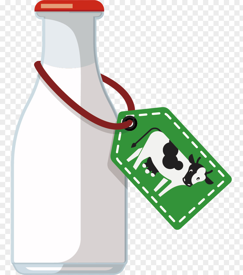Vector Wear Label Milk Bottle Euclidean PNG