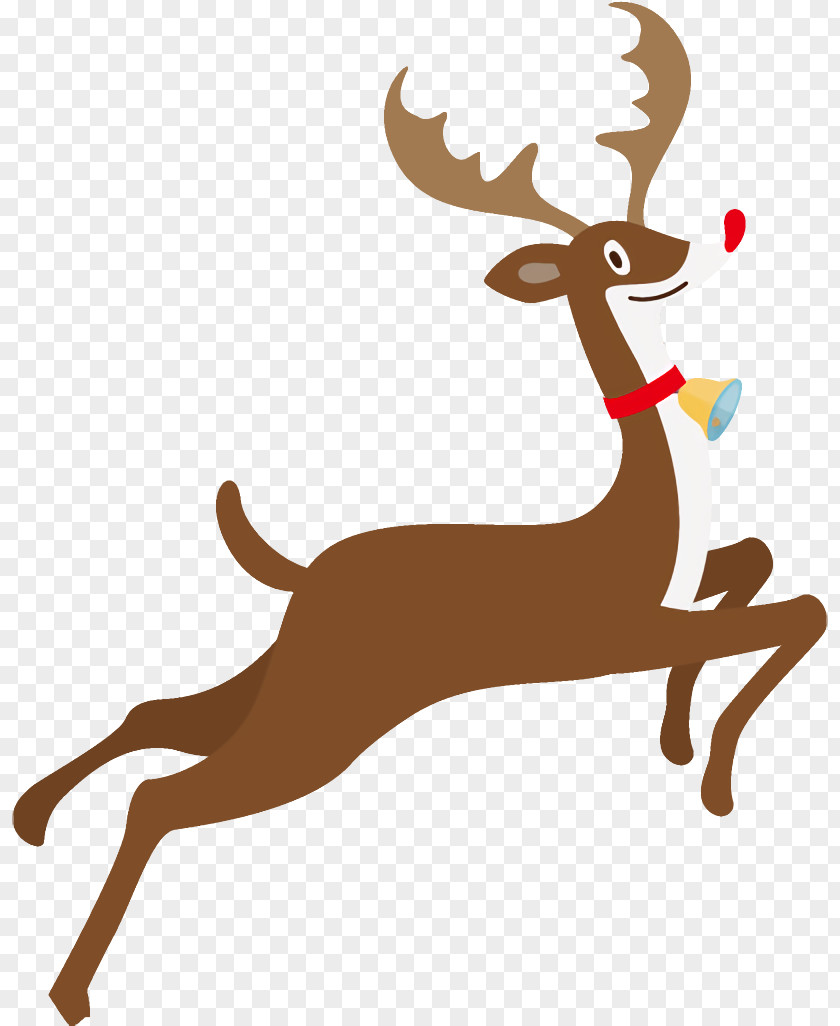 Wildlife Fawn Reindeer Christmas PNG