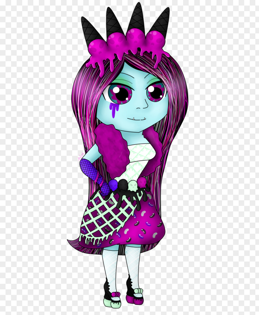 Abbey Bominable Monster High Frankie Stein Drawing OOAK Illustration PNG