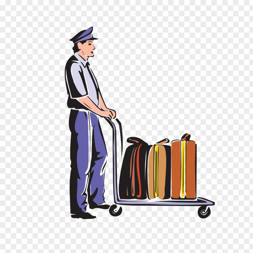 Aircraft Waiter Graphics Hotel PNG