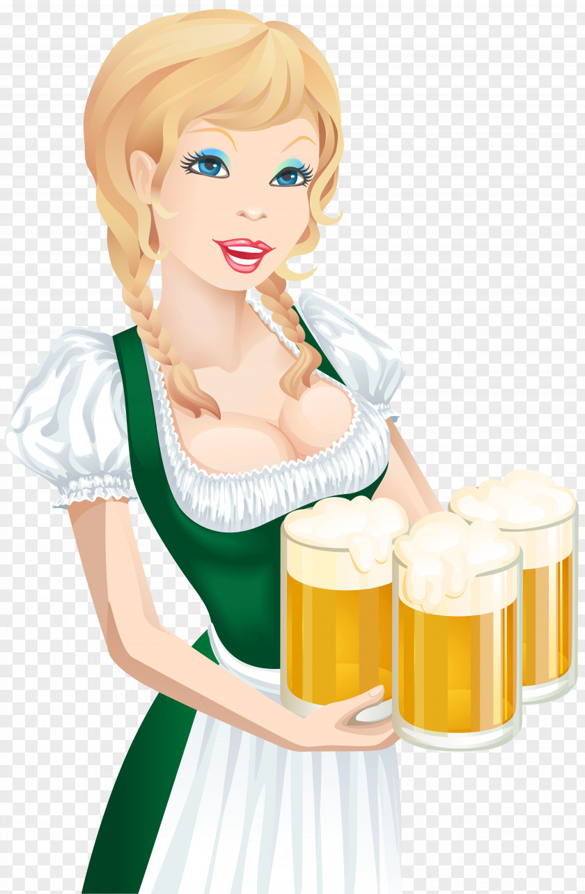 Oktoberfest Girls Green Clip Art Beer PNG