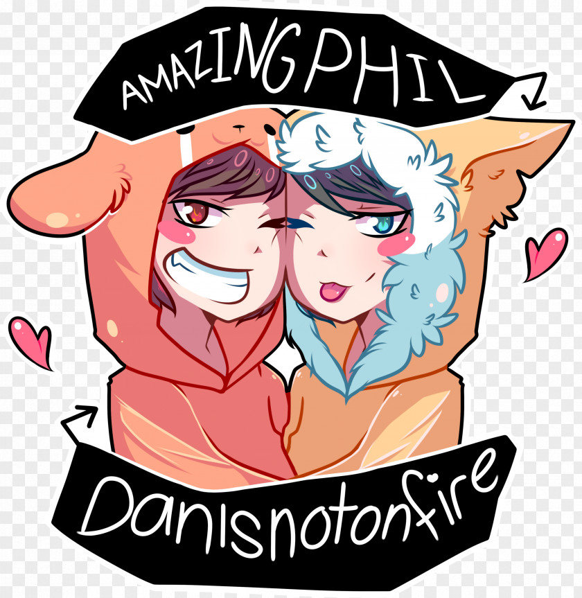 T-shirt Dan And Phil Hoodie Clip Art PNG