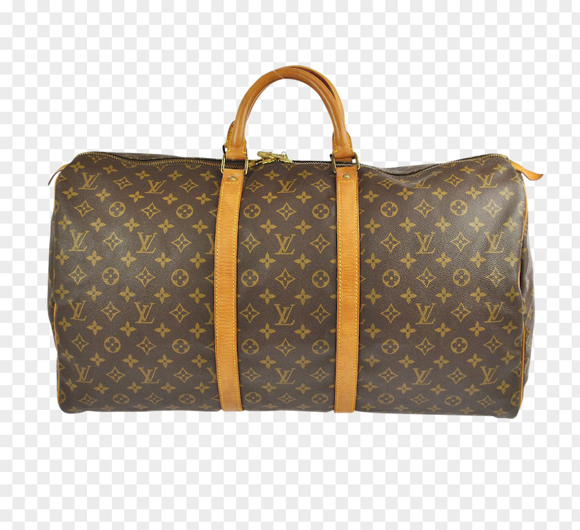 Bag Louis Vuitton Deauville Handbag Monogram Keepall 55 PNG