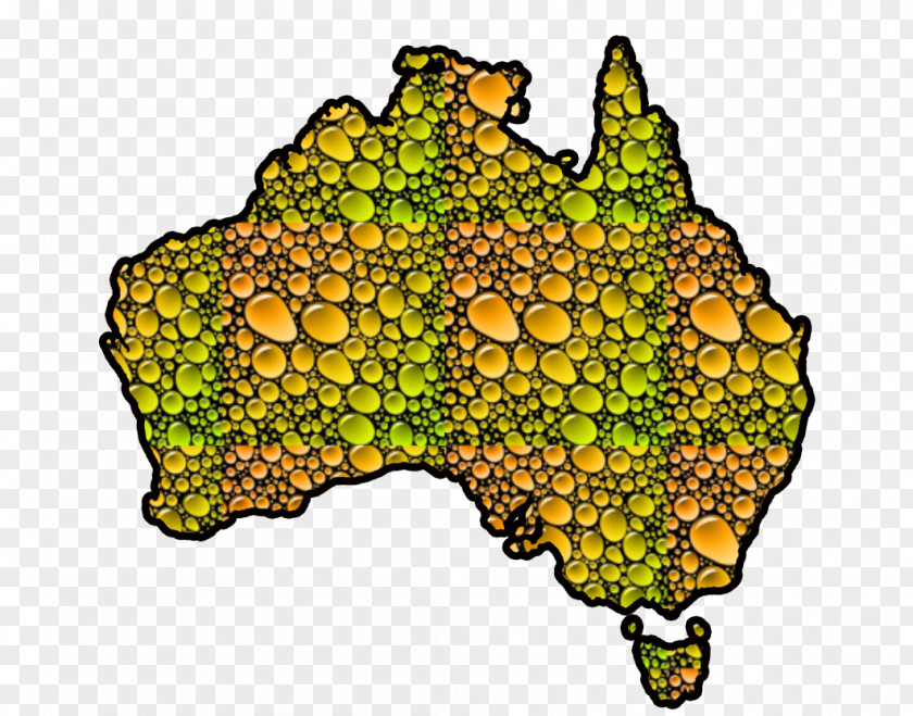 Crystal Map Of Australia Flag PNG
