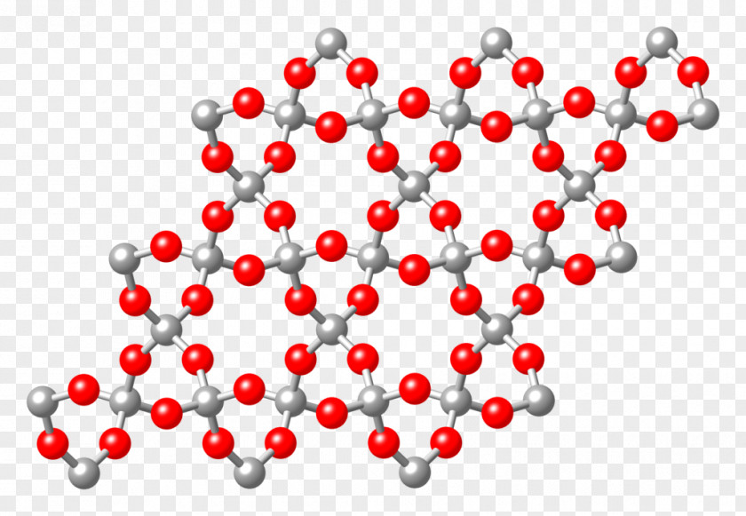 Diamond Rock Silicon Dioxide Quartz Beta Crystal Structure PNG