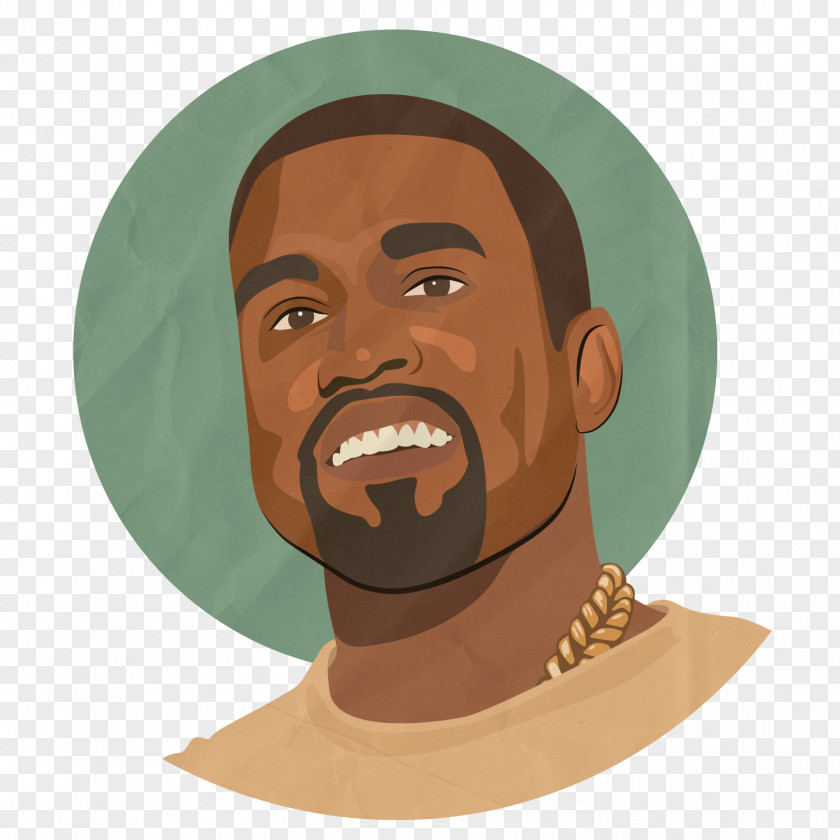 Kanye West Cartoon Rapper PNG Rapper, others, man in brown shirt animation clipart PNG