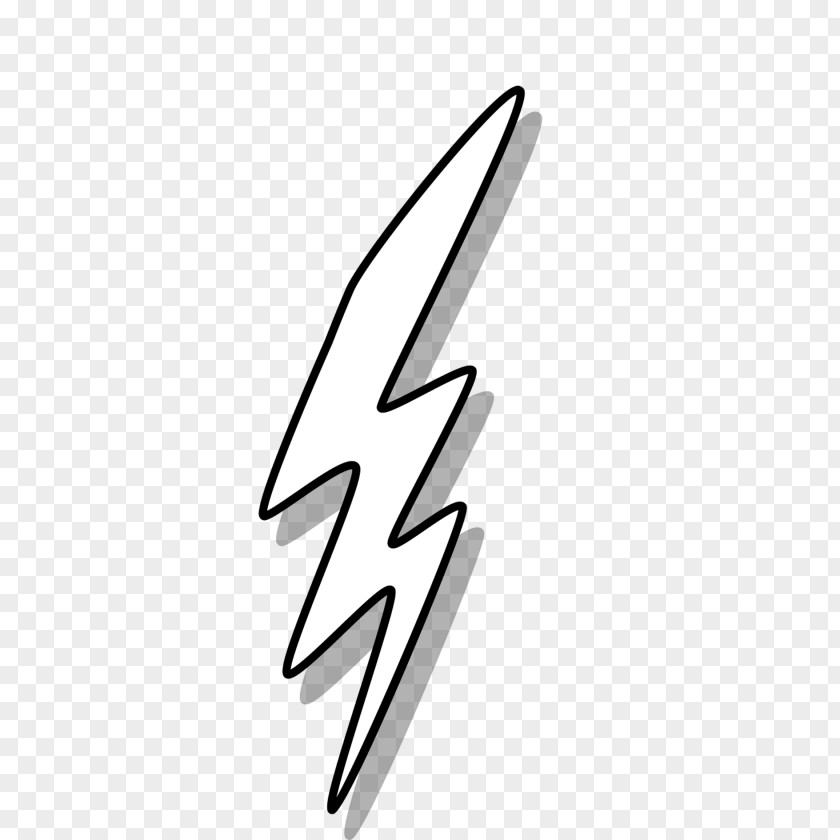 Lightning Material Black And White PNG