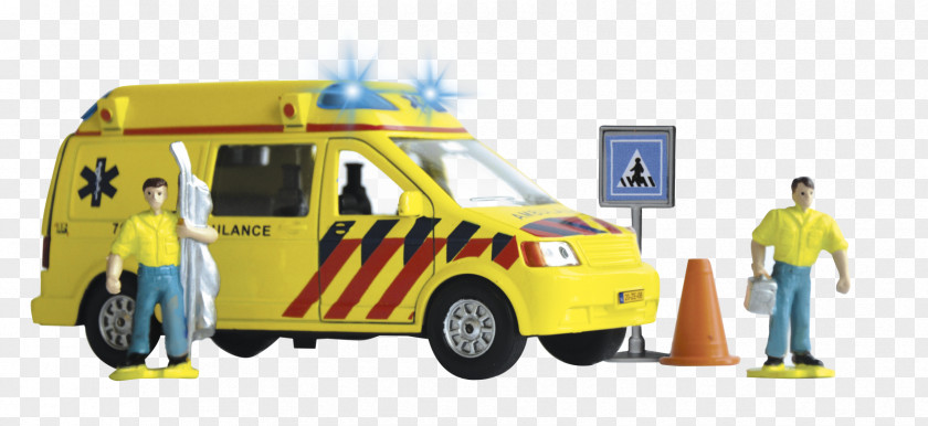 Model Ambulance With Figures Toy Netherlands CarAmbulance Speel Goed 510779 PNG