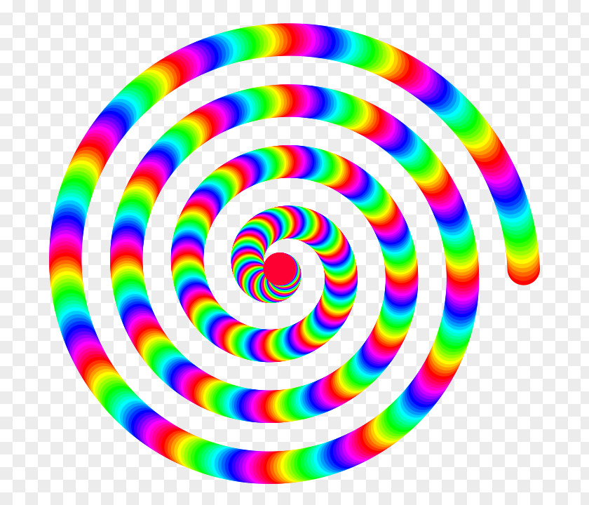 Rainbow Animated Film Spiral Clip Art PNG
