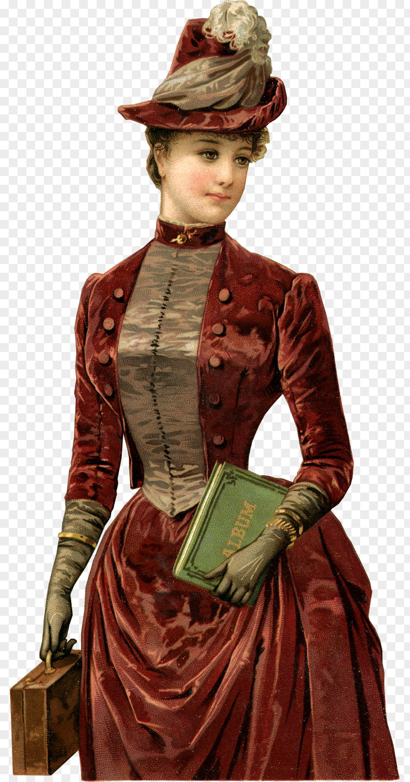 Woman Victorian Era Fashion Adult PNG