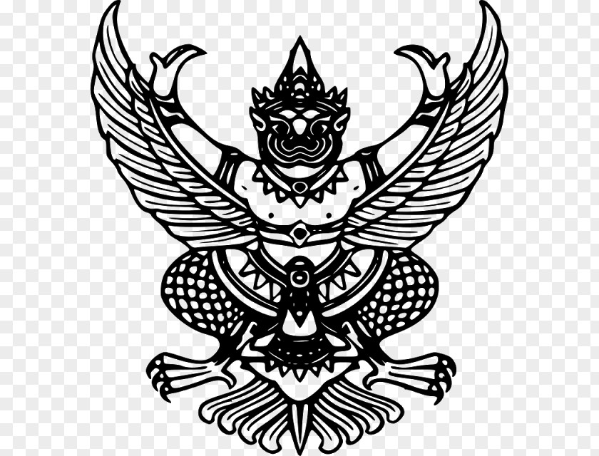 Emblem Of Thailand Garuda Narayana พระราชลัญจกรประจำรัชกาล PNG