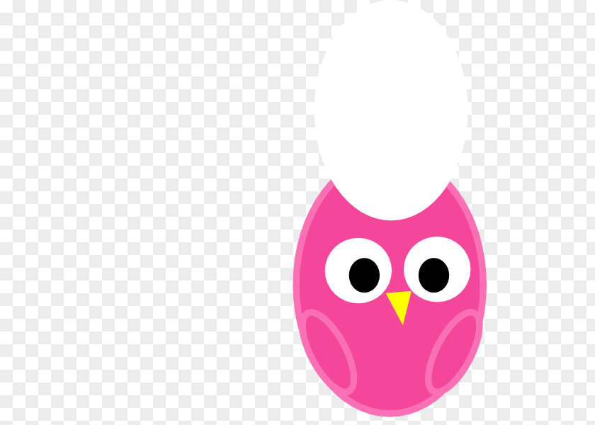 Pink Owl Bird Of Prey Lilac Purple PNG