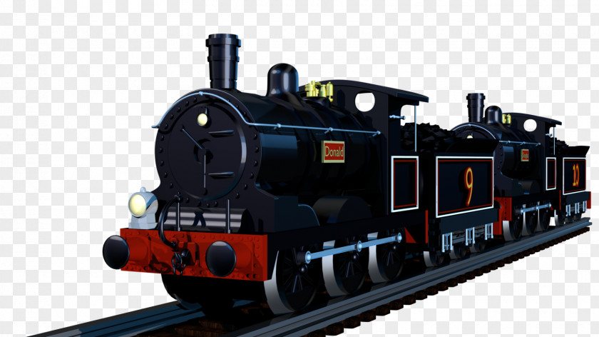 Train Donald And Douglas Locomotive Thomas Edward The Blue Engine PNG