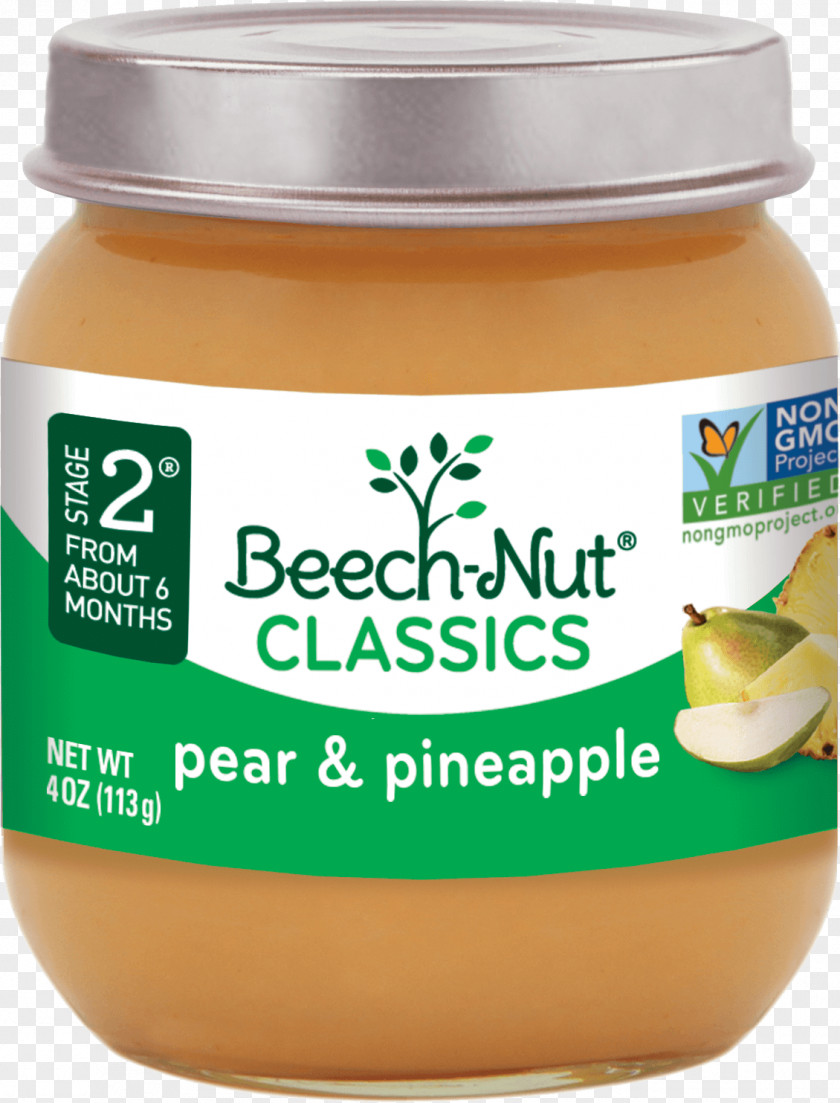 Apple Baby Food Breakfast Cereal Organic Juice Beech-Nut PNG